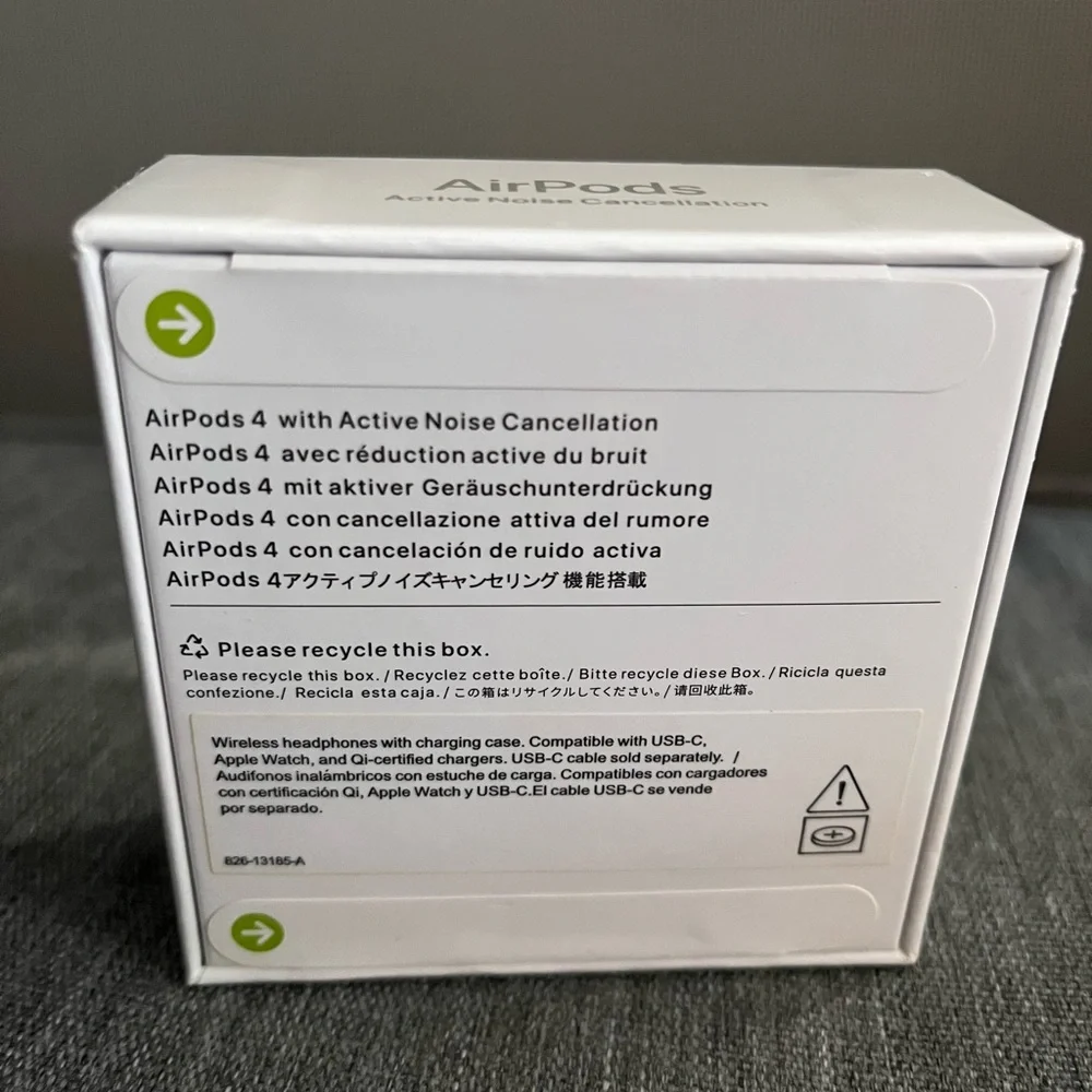 Apple White AirPods 4 Wireless Headset